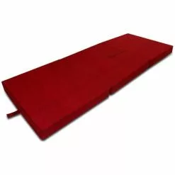 Matelas En Mousse Pliable En 3 Sections 190x70x9 Cm Rouge VidaXL 6 Matelas En Mousse Pliable En 3 Sections 190x70x9 Cm Rouge VidaXL -Matelas Boutique 1315822 3