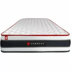 SOMNESS Matelas ENERGY Ressorts Ensachés Et Mémoire De Forme 90x200