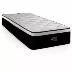 PRESTIGELITERIE Matelas Suite 90x200 Ressorts Ensachés, Mémoire De Forme 5 Zones