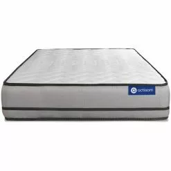 ACTISOM Matelas ACTIMEMO 90x190cm 2 Faces à MÉMOIRE DE FORME 3zones De Confort