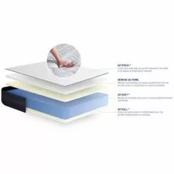 ACTISOM Matelas ACTIMEMO TECH 90x190 Mémoire De Forme Maxi épaisseur 5zones De Confort 7 ACTISOM Matelas ACTIMEMO TECH 90x190 Mémoire De Forme Maxi épaisseur 5zones De Confort -Matelas Boutique 14225072 3