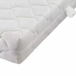 VIDAXL Matelas Avec Housse Lavable 200 X 160 X 17 Cm - Blanc -Matelas Boutique 14272341 4