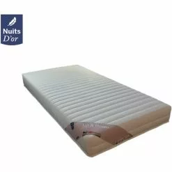 NUITS D'OR Up 2 X Matelas 70x190 Densité 35 Kg/m3 - Hauteur 18 Cm - Soutien Trés Ferme