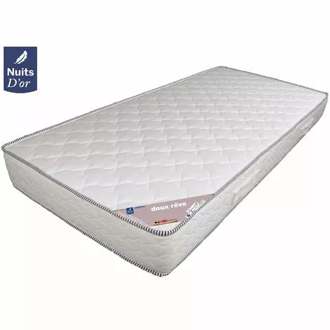 Nuits D'Or Matelas 90x200 Densité 30 Kg/m3 - Hauteur 18 Cm - Soutien Ferme - Orthopédique 3 Nuits D'Or Matelas 90x200 Densité 30 Kg/m3 - Hauteur 18 Cm - Soutien Ferme - Orthopédique – Image 3