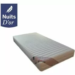 NUITS D'OR Matelas 20 Cm Soutien Trés Ferme 80x200 Mousse Mémoire De Forme 55 Kg/m3 + Oreiller à Mémoire De Forme OFFERT Valeur 89 Û Up&down Visco -Matelas Boutique 14287234 5
