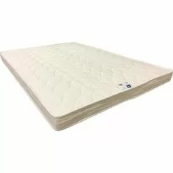 KING OF DREAMS Matelas Hauteur 10 Cm Soutien Ferme - 140x200 Mousse Poli Lattex Indéformable Tissu Strech Trés Résistant + Protège Matelas OFFERT 140x200 YELLOW10