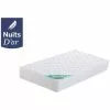 NUITS D'OR Matelas 90x200 Mousse Haute Résilience Densité 35 Kg/m3 - Hauteur 21 Cm - Soutien Ferme + Protège Matelas OFFERT Goodnight 90 200