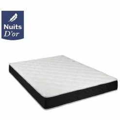 NUITS D'OR Matelas 80X200 Latex 80 Kg/m3 + Aertech 35 Kg/m3 - 20 CM - Accueil Moelleux - Soutien Souple + Oreiller à Mémoire De Forme + Protège Matelas OFFERT Rve 80 200 -Matelas Boutique 14289531 5