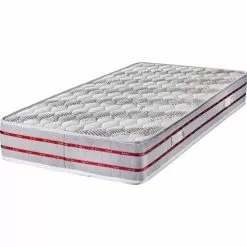KING OF DREAMS Matelas 80x200 Tissu Bambou Mousse Poli Lattex Indéformable - Hauteur 24 Cm - Soutien Trés Ferme - Orthopédique Bamboo 80 200