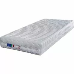 KING OF DREAMS Matelas 23 Cm Trés Ferme 90x190 Mémoire De Forme + Poli Lattex - Spécial Sommiers Articulés + Oreiller Mémoire De Forme + Protège Matelas OFFERTS 90 190