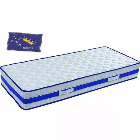 KING OF DREAMS Matelas 80X200 Mousse Poli Lattex Indéformable 29 Cm - Soutien Ferme + Protège Matelas + Oreiller Mémoire De Forme OFFERTS 80 200 1 KING OF DREAMS Matelas 80X200 Mousse Poli Lattex Indéformable 29 Cm - Soutien Ferme + Protège Matelas + Oreiller Mémoire De Forme OFFERTS 80 200