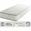 LITERIEJULIEN Matelas Super 90x200 X 23 Cm + Oreiller Visco + Alése - Ferme - Face Hiver Pure Laine Merinos - Noyau Poli Lattex HR Derniére Génération - Trés Respirant