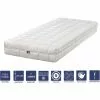 LITERIEJULIEN Matelas Mémoire De Forme 80x200 X 20 Cm Trés Ferme + Oreiller Visco - Déhoussable Housse Lavable - 7 Zones De Confort - Noyau Poli Lattex HR Derniére Génération - Trés Respirant