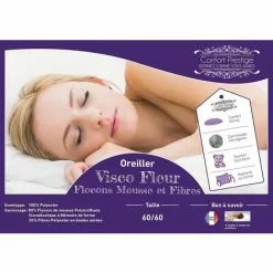 LITERIEJULIEN Matelas 70x190 X 19 Cm Ferme + Oreiller Visco - Spécial Sommier Electrique - 5 Zones De Confort - Noyau Aertech+ 35 Kg/m3 HR Derniére Génération - Trés Respirant -Matelas Boutique 14298169 3