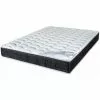 EBAC LITERIE Matelas Robinson 140x190 - Ressorts Ensachés - Hauteur 21 Cm - Indépendance Couchage - Blanc/Ecru/Ivoire