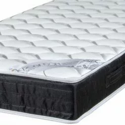 EBAC LITERIE Matelas Robinson 140x190 - Ressorts Ensachés - Hauteur 21 Cm - Indépendance Couchage - Blanc/Ecru/Ivoire -Matelas Boutique 14371162 4