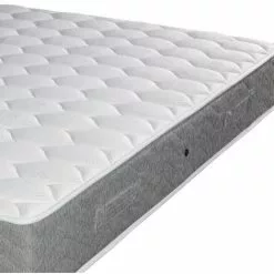 EBAC LITERIE Matelas Rhodes 90x190 - Ressorts Ensachés - Hauteur 24 Cm - Indépendance De Couchage - Blanc/Ecru/Ivoire -Matelas Boutique 14371539 3