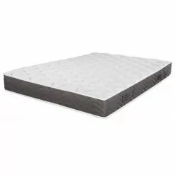 EBAC LITERIE Matelas Rubis 140x190 - Ressorts - Hauteur 23 Cm - Indépendance De Couchage - Blanc/Ecru/Ivoire