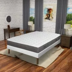 EBAC LITERIE Matelas Rubis 140x190 - Ressorts - Hauteur 23 Cm - Indépendance De Couchage - Blanc/Ecru/Ivoire 5 EBAC LITERIE Matelas Rubis 140x190 - Ressorts - Hauteur 23 Cm - Indépendance De Couchage - Blanc/Ecru/Ivoire -Matelas Boutique 14371546 3