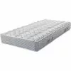 EBAC LITERIE Matelas Maryland 80x200 - Mousse - Hauteur 20 Cm - Soutien 3 Zones Confort - Blanc/Ecru/Ivoire