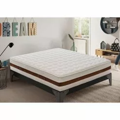 ILOVESLEEP Matelas 90x200 à Mémoire De Forme Ergothérapie 29 Cm épaisseur Avec 5 Cm De Mémoire Modèle Premium