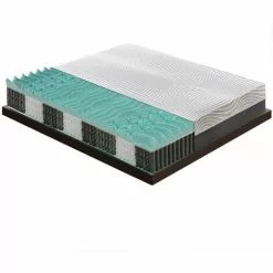 ILOVESLEEP Matelas 80x200 à Ressorts Ensachés - Mémoire De Forme - à 9 Zones Avec Revêtement Amovible Modèle Bacio -Matelas Boutique 15141598 3
