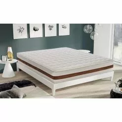 ILOVESLEEP Matelas 80x2000 à Mémoire De Forme Avec 5 Cm De Mémoire Hauteur 22 Cm Modèle Bolsena