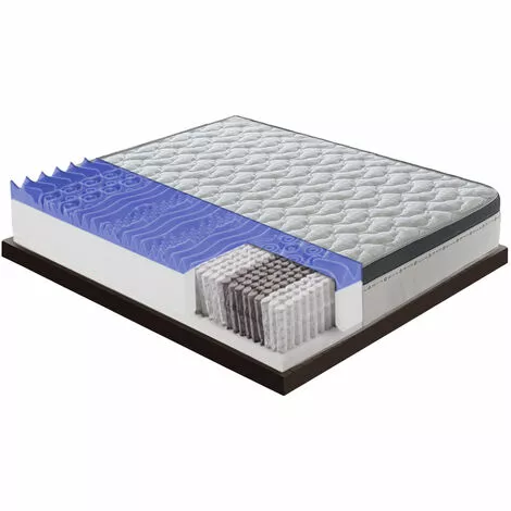 ILOVESLEEP Matelas 80x200 à Ressorts Ensachés -mémoire De Forme - à 13 Zones Modèle Positano 2 ILOVESLEEP Matelas 80x200 à Ressorts Ensachés -mémoire De Forme - à 13 Zones Modèle Positano – Image 2