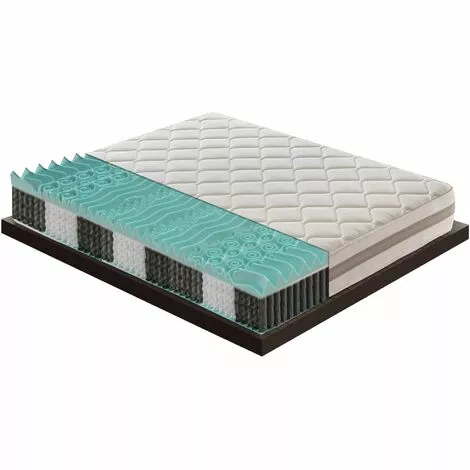 ILOVESLEEP Matelas 90x190 à Ressorts Ensachés - Mémoire De Forme - Avec 9 Zones Différentes 3 ILOVESLEEP Matelas 90x190 à Ressorts Ensachés - Mémoire De Forme - Avec 9 Zones Différentes – Image 3