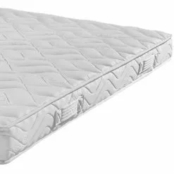 EBAC LITERIE Matelas Morgan 80x190 - Mousse - Hauteur 17 Cm - Soutien 3 Zones Confort - Blanc/Ecru/Ivoire -Matelas Boutique 15355893 3