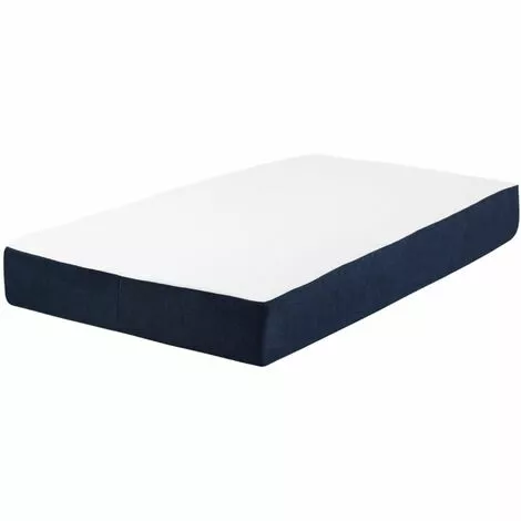 BELIANI Matelas En Mousse Blanc 90x200 - Blanc 1 BELIANI Matelas En Mousse Blanc 90x200 - Blanc