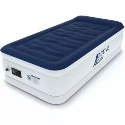 Matelas Gonflable PneumatiqueLuxury Une Personne - 99 X 191 X 53 Cm - Avec Pompe Électrique Et Oreiller Intégrés Active Era