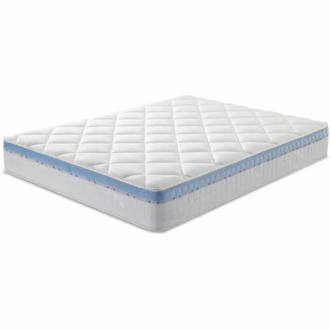 MARCKONFORT Matelas à Mémoire De Forme Gel Active 150x190. 25 Cm D'épaisseur - BLANC 1 MARCKONFORT Matelas à Mémoire De Forme Gel Active 150x190. 25 Cm D'épaisseur - BLANC