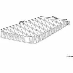 BELIANI Matelas En Mousse Beige 80x200 - Beige 5 BELIANI Matelas En Mousse Beige 80x200 - Beige -Matelas Boutique 18339243 3