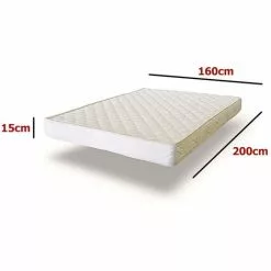 MOBILIER DECO MATELAS - Matelas Eco 160x200 15 Cm - Blanc -Matelas Boutique 18381724 5