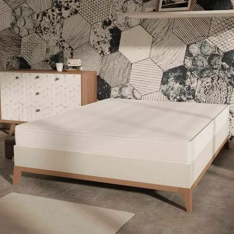 MOBILIER DECO DREAM - Matelas Eco 140x190 15 Cm - Blanc 2 MOBILIER DECO DREAM - Matelas Eco 140x190 15 Cm - Blanc – Image 2