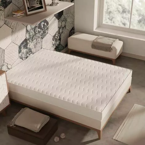 MOBILIER DECO DREAM - Matelas Eco 140x190 15 Cm - Blanc 3 MOBILIER DECO DREAM - Matelas Eco 140x190 15 Cm - Blanc – Image 3