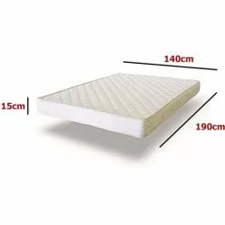 MOBILIER DECO DREAM - Matelas Eco 140x190 15 Cm - Blanc 9 MOBILIER DECO DREAM - Matelas Eco 140x190 15 Cm - Blanc -Matelas Boutique 18382063 5