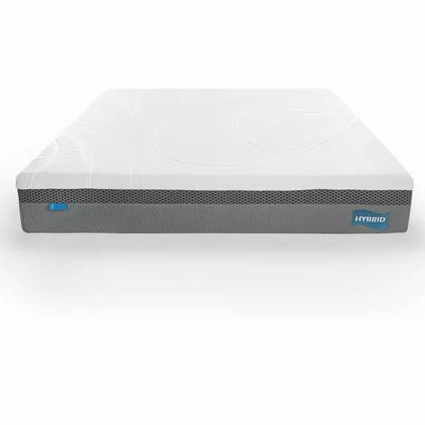 MOBILIER DECO HYBRID - Matelas HYBRID 160 X 200 Cm Avec Ressorts Ensachés Et Mousse Mémoire De Forme épaisseur 26 Cm - Blanc 5 MOBILIER DECO HYBRID - Matelas HYBRID 160 X 200 Cm Avec Ressorts Ensachés Et Mousse Mémoire De Forme épaisseur 26 Cm - Blanc – Image 5