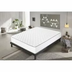 ILOVESLEEP Matelas Mémoire De Forme 80x200 - Confort Plus - Haute Densité - Réversible - Hypoallergénique - 21 Cm D'épaisseur