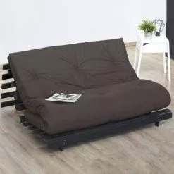 TERRE DE NUIT Matelas Futon Anthracite En Coton 90x200 - Anthracite -Matelas Boutique 18593748 4