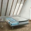 Talamo Italia Matelas King, Made In Italy, Matelas Amovible En Mousse Mémoire + Gel Et Ressorts Ensachés, Anti-acarien Et Hypoallergénique, Cm 140x200 H27