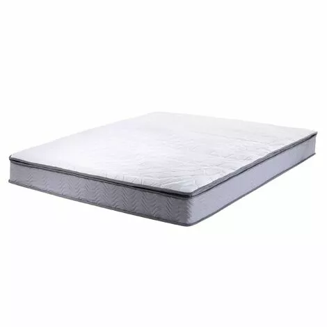 BELIANI Matelas En Tissu Blanc 140x200 - Blanc 1 BELIANI Matelas En Tissu Blanc 140x200 - Blanc