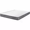 BELIANI Matelas En Tissu Blanc 180x200 - Blanc