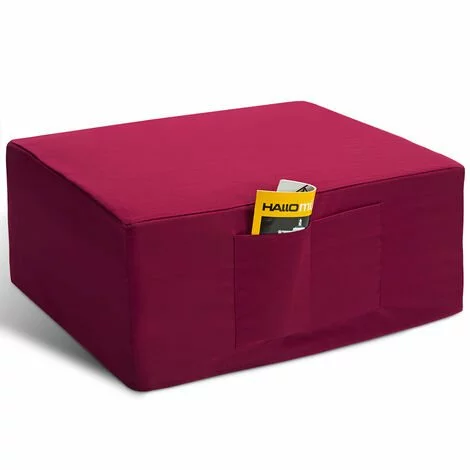 DETEX Matelas Pliant De Voyage Matelas D'appoint Pliable Lit Futon Pouf Pliant Avec Housse 190x70x10 Cm Rouge 3 DETEX Matelas Pliant De Voyage Matelas D'appoint Pliable Lit Futon Pouf Pliant Avec Housse 190x70x10 Cm Rouge – Image 3