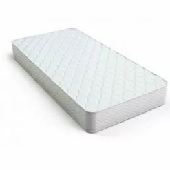 LITERIEJULIEN Matelas + Alèse 90x190 Hauteur 18 Cm - Soutien Très Ferme - Mousse 30 Kg/m3 HR Dernière Génération - Très Respirant