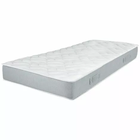 EBAC LITERIE Matelas Melodie 90x200 - Mousse - Hauteur 20 Cm - Soutien 3 Zones Confort - Blanc/Ecru/Ivoire 1 EBAC LITERIE Matelas Melodie 90x200 - Mousse - Hauteur 20 Cm - Soutien 3 Zones Confort - Blanc/Ecru/Ivoire