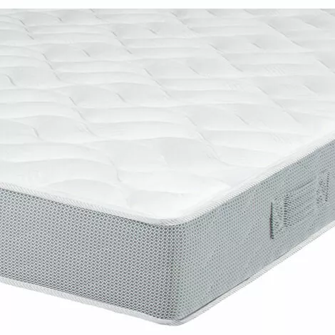 EBAC LITERIE Matelas Melodie 90x200 - Mousse - Hauteur 20 Cm - Soutien 3 Zones Confort - Blanc/Ecru/Ivoire 2 EBAC LITERIE Matelas Melodie 90x200 - Mousse - Hauteur 20 Cm - Soutien 3 Zones Confort - Blanc/Ecru/Ivoire – Image 2