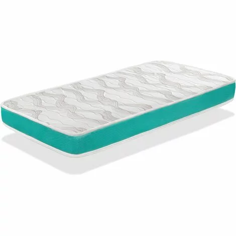 Matelas BEBE MILU VERT 57X117 Epaisseur 11 CM - Noyau En Mousse Perfore Et Respirant -DORMALIT 1 Matelas BEBE MILU VERT 57X117 Epaisseur 11 CM - Noyau En Mousse Perfore Et Respirant -DORMALIT