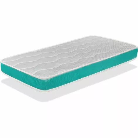 Matelas BEBE MILU VERT 57X117 Epaisseur 11 CM - Noyau En Mousse Perfore Et Respirant -DORMALIT 2 Matelas BEBE MILU VERT 57X117 Epaisseur 11 CM - Noyau En Mousse Perfore Et Respirant -DORMALIT – Image 2